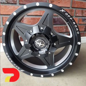 LLANTA R17x9 6x139.7 DEPORTIVA NEGRA SATINADA