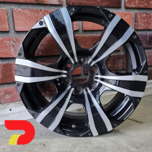 LLANTA DEPORTIVA R16 6x114.3  FRONTIER / ALASKAN NEGRA CON DIAMANTADO