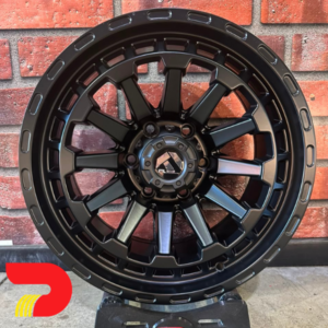 LLANTA DEPORTIVA R17 6X139 NEGRO MATE FC464